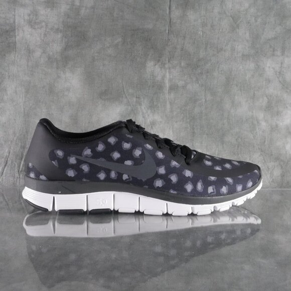 NIB Nike 695168 003 Free 5.0 V4 Black/Gray Running Shoes Women's Size 12 s9069 - Picture 7 of 12